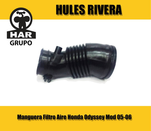 Manguera Filtro Aire Honda Odyssey Mod 05-06