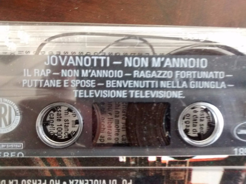 Cassette De Jovanotti - Non M'nnoio (#173 (Usado)