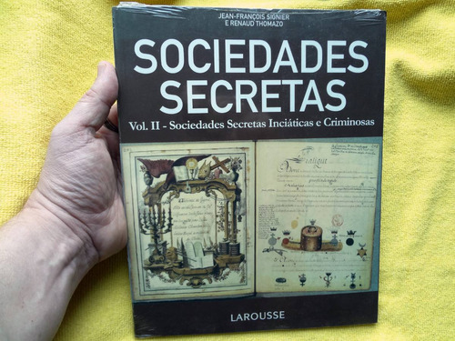 Livro Sociedades Secretas Vol. 2  Ed. Larousse / Livro Novo