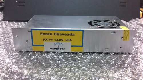 Fonte Estabilizada 13,8v-20 Ampéres Para Radio Px Ou Vhf