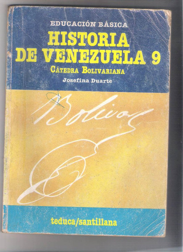 Libro De 9°:catedra Bolivariana-josefina Duarte