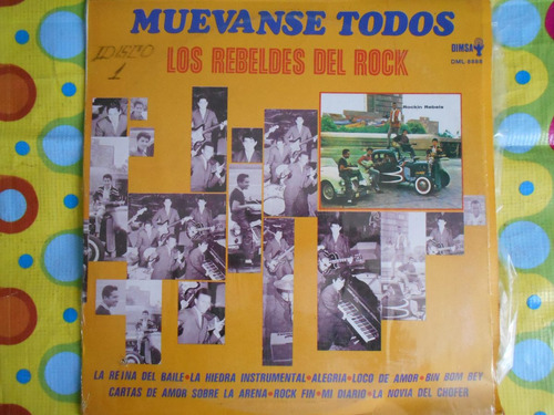 Los Rebeldes Del Rock Lp Muevanse Todos R