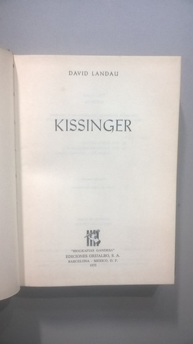 Kissinger - Landau