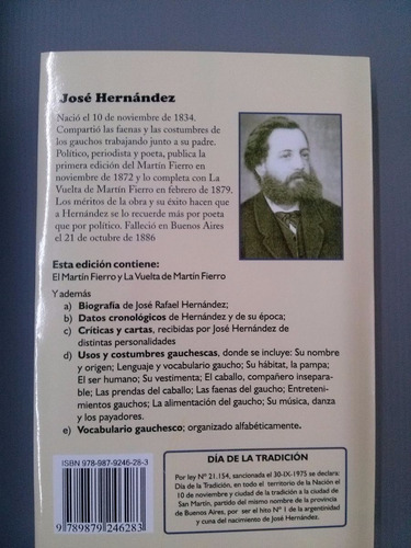 Imagen 2 de 6 de Martín Fierro - José Hernández - Con Ilustraciones Y Notas