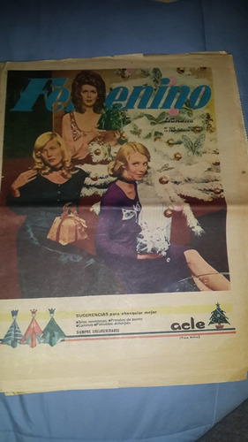 Suplemento Femenino Del Diario (la Mañana) Del 19/12/1971
