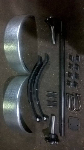 Eje Para Trailers Kit 1200kg Reales + Suspencion. Eje 2