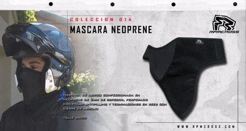Mascara De Neoprene Cuello Polar Rpm  - Trapote Racing