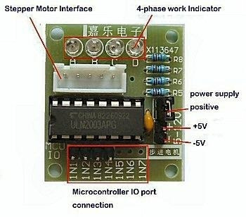 Motor Paso A Paso M28byj-48 + Driver Uln2003 Arduino Pic