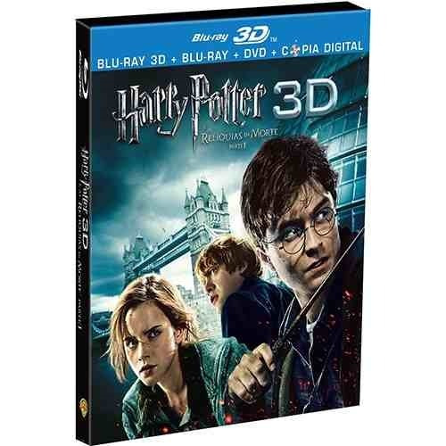 Blu-ray 3d+2d Harry Potter E As Relíquias Da Morte: Parte 1