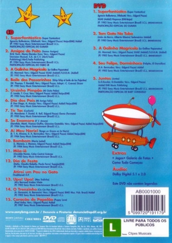 Imagem 2 de 4 de Dvd + Cd - A Turma Do Balão Mágico - Original E Lacrado