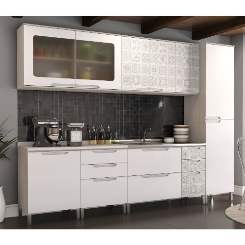 Cozinha Modulada Kappesberg Solaris 09 Com 9 Portas E 7 Gave