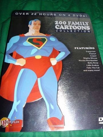 4 Dvd De Comics # 200 Capitulos # Superman, Popeye, Casper 