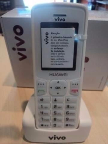 Telefone Fixo Sem Fio Huawei F661 Vivo Gsm Branco - Desbloq.