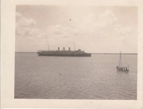 1922 Buque Ciudad De Montevideo En Punta Del Este Maldonado