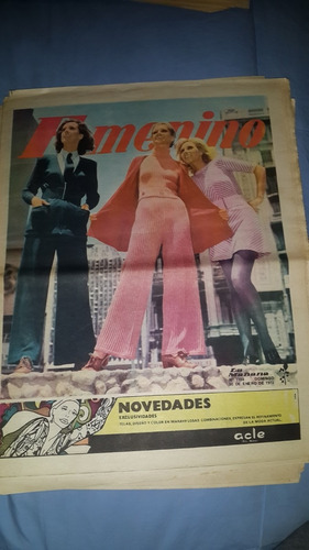 Suplemento Femenino Del Diario (la Mañana) Del 30/01/1972