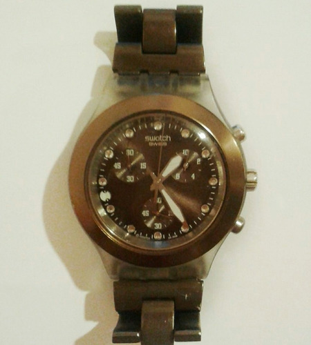 Relógio Original Swatch Marrom