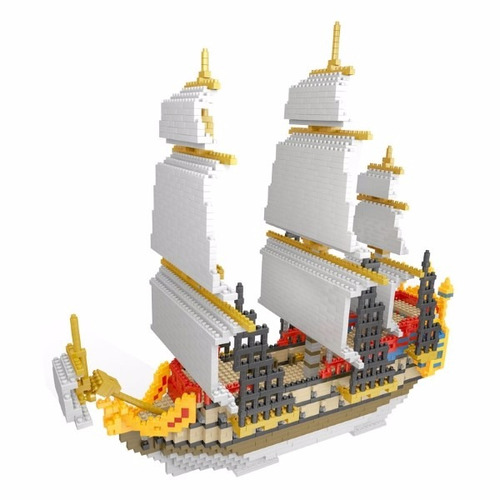 Barco Santa María Nanoblocks Mini Lego Envío Gratis