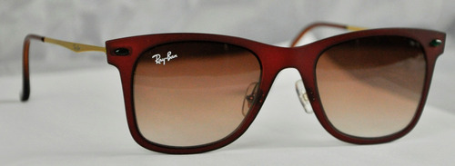 Lentes Ray-ban Wayfarer 4210 Light Vinotinto 100% Originales