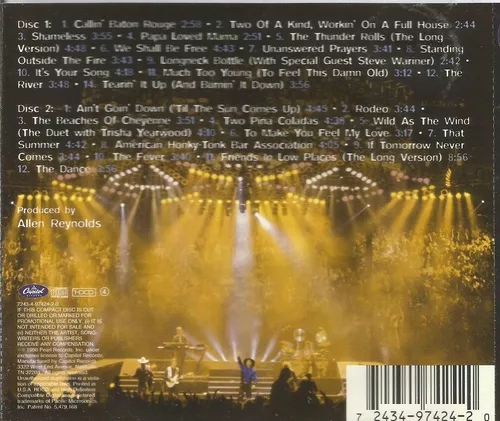 Cd - Garth Brooks - Double Live - Duplo