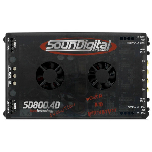Soundigital Sd800.4d Sd800 Sd 800.4 800 Rms Mono Estéreo 4ch