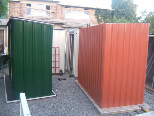 Galpón Prefabricado De Jardín Chapa Color Diseño Fullbox