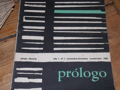 Revista Literaria Prólogo Año 1968 Año 1 Nº1