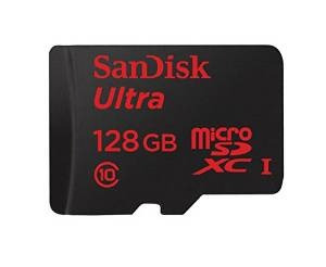 Sandisk Ultra 128gb Microsdxc Uhs-i Card Con Adaptador, Negr