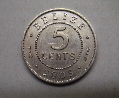 Belize 2003 Moneda Valor 5 Centavos