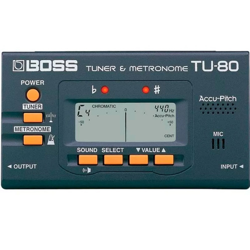 Afinador Metronomo Boss Tu 80 10207 Original