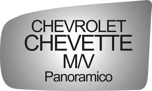 Vidrio Espejo Retrovisor Chevrolet Chevette M-v Antireflex C