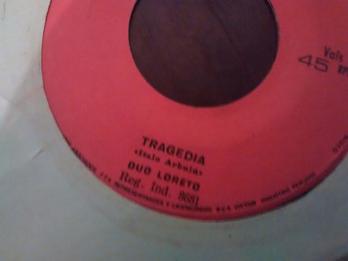 Vinilo Single De Duo Loreto - La Contaminada( K70 (Usado)