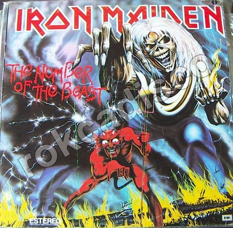 Heavy Metal, Iron Maiden, The Number Of The Beast, Lp12',