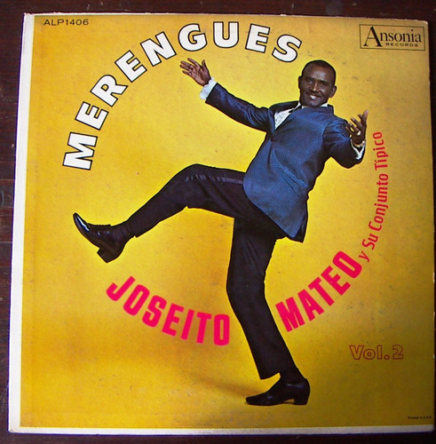 Afroantillana.joseito Mateo .merengue.lp12´,(vol. 2)dvn