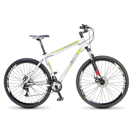 Bicicleta Colli Force One Mtb Aro 29 Msc Fd 21m Shim Branca