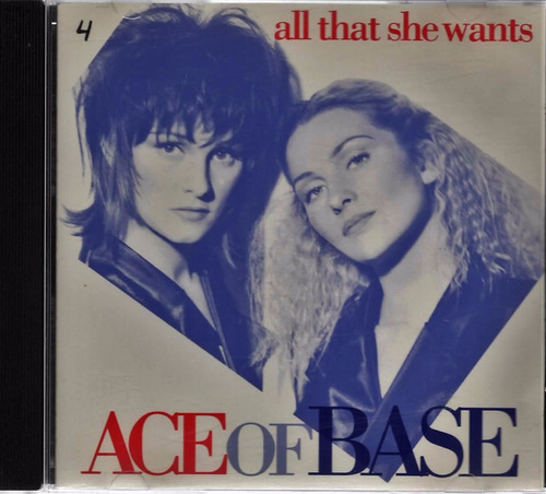 All That She Wants - Ace Of Base - Estados Unidos - 1993  Cd