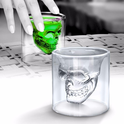 Copo Doomed Caveira Shot Glass