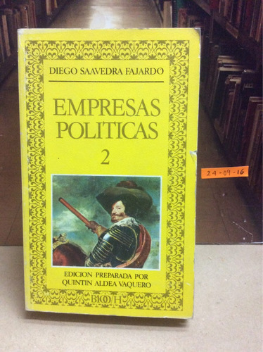 Empresas Políticas 2. Diego Saavedra Fajardo