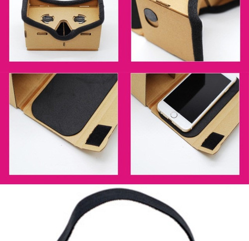 Lentes De Realidad Virtual Google Cardboard 3d Gafas iPhone