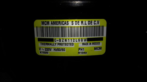 Motor Original Refrigeradora Mabe 1/6 Hp 220v, Mcm Sanyo