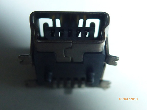 Lote 10 Conector Mini Usb 5 Pinos Sony LG Gps Pmp Frete Grat