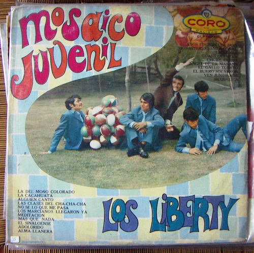 Rock Mexicano, Los Liberty, Lp 12´, Hecho En México.