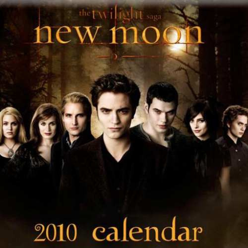 Calendarios Twilight Saga  New Moon Luna Nueva  2010