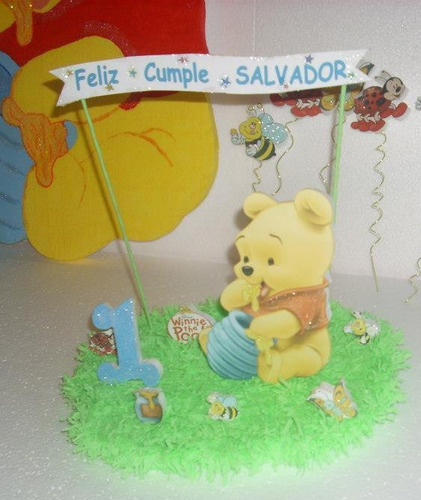 Adorno De Torta De Winnie Pooh