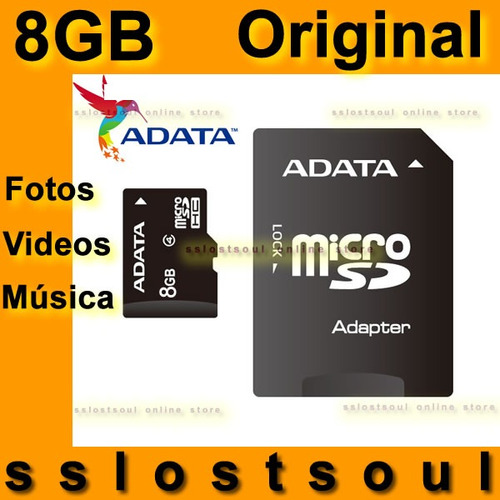 8gb Adata Micro Sdhc Original Nueva En Blister Envío Express