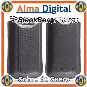 Funda Cuero Blackberry Pearl 8100 8110 8120 Sobre Protector