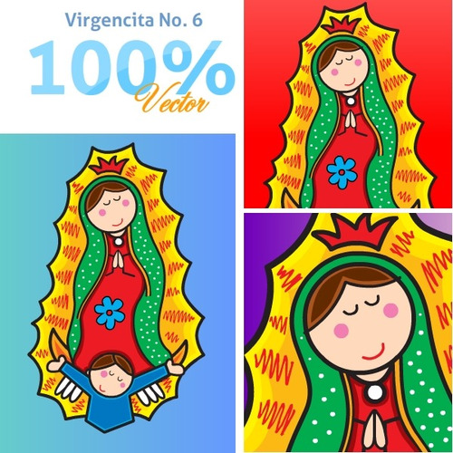 Virgencitas Y Santitos Para Imprimir A Gran Escala Vol. 6