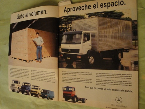 Publicidad Camion - Utilitario Mercedes Benz Año 1994