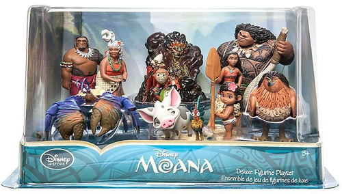 Disney Set De 10 Piezas Pvc Figura De Moana