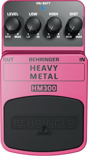 Pedal Heavy Metal Behringer Hm300 