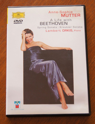 Dvd Anne-sophie Mutter & Lambert Orkis A Life With Beethoven